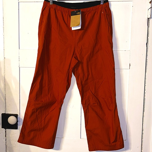 The North Face Hiking Pants Pockets Drawstring Waist Route set Crop Size M New - Picture 1 of 10